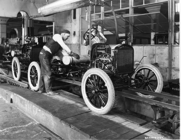 Image of Henry Ford's Assembly Line